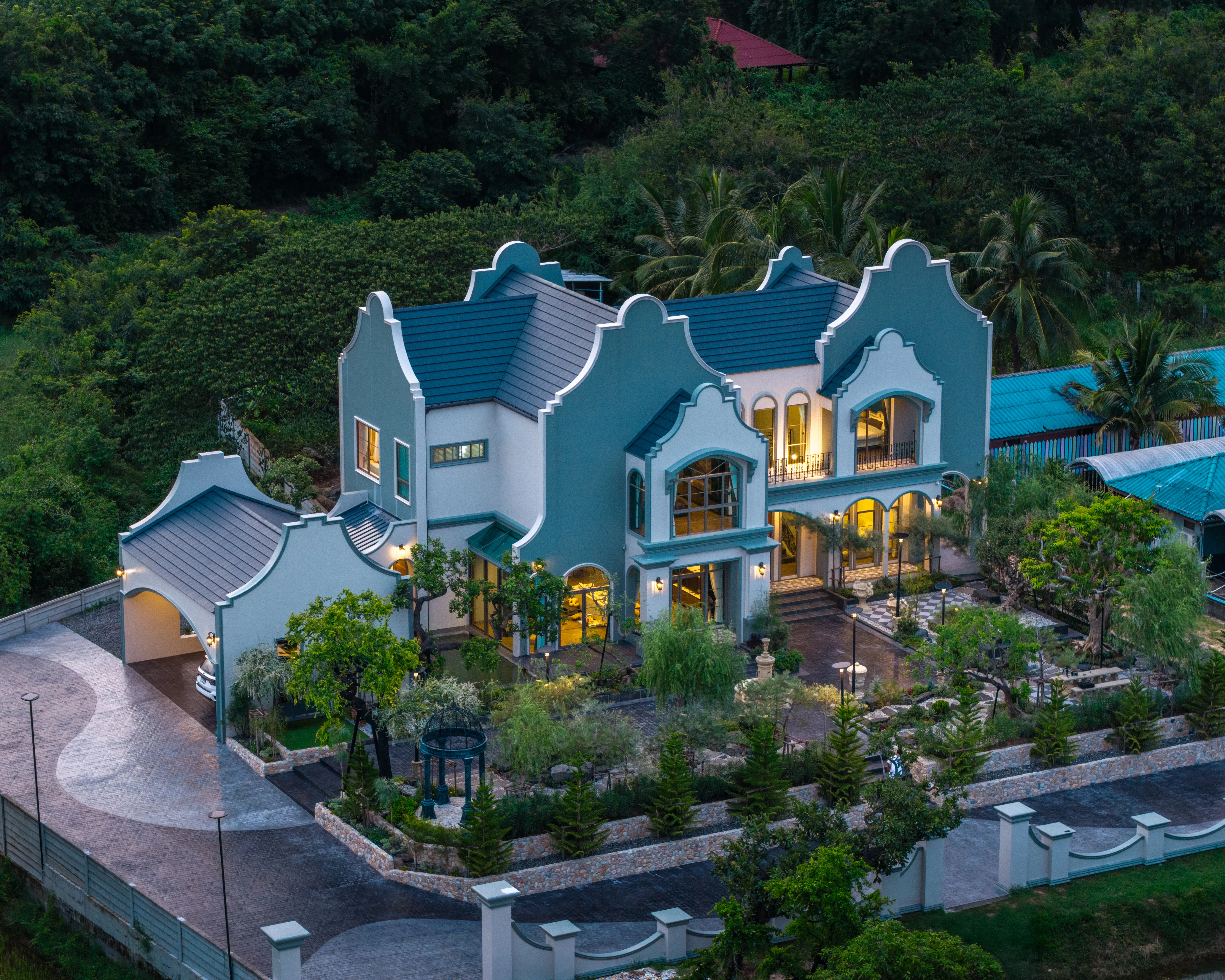 จัดสวน